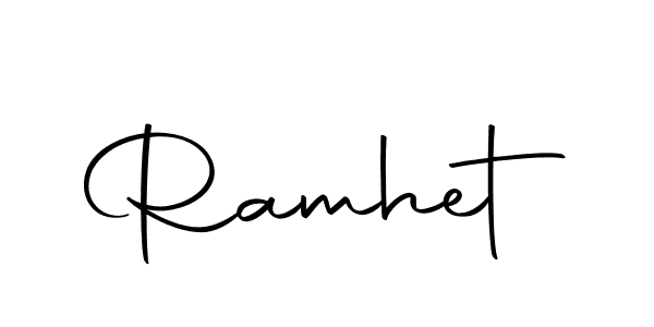 Ramhet stylish signature style. Best Handwritten Sign (Autography-DOLnW) for my name. Handwritten Signature Collection Ideas for my name Ramhet. Ramhet signature style 10 images and pictures png