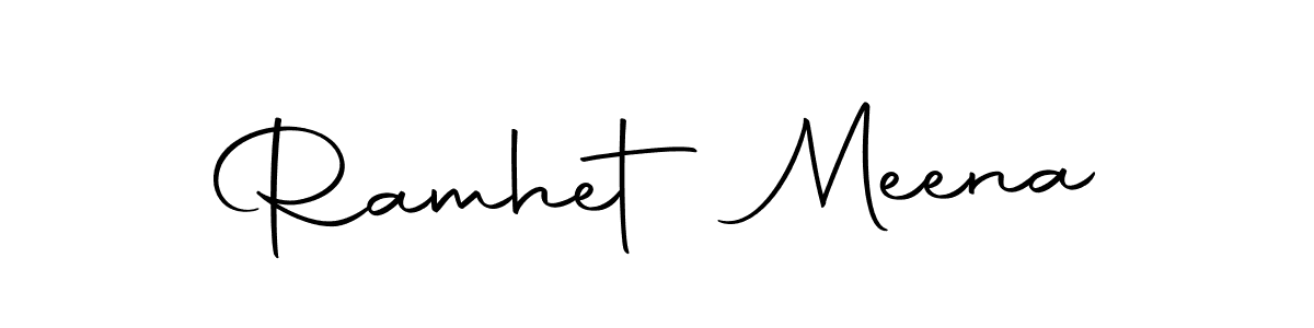 You can use this online signature creator to create a handwritten signature for the name Ramhet Meena. This is the best online autograph maker. Ramhet Meena signature style 10 images and pictures png