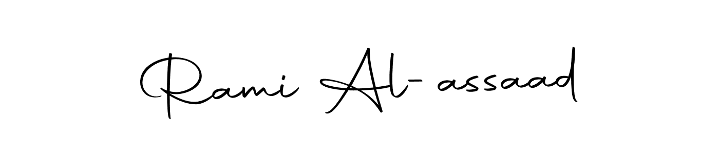 Design your own signature with our free online signature maker. With this signature software, you can create a handwritten (Autography-DOLnW) signature for name Rami Al-assaad. Rami Al-assaad signature style 10 images and pictures png