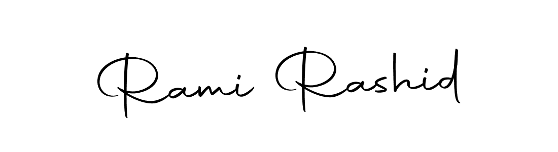 Similarly Autography-DOLnW is the best handwritten signature design. Signature creator online .You can use it as an online autograph creator for name Rami Rashid. Rami Rashid signature style 10 images and pictures png