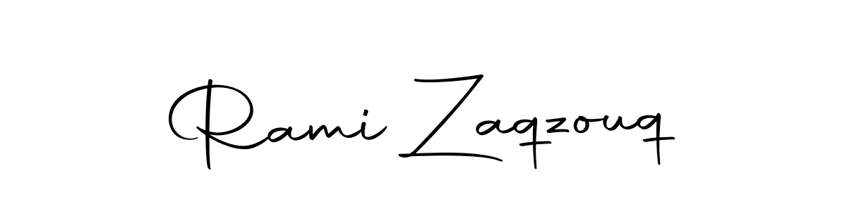 Make a short Rami Zaqzouq signature style. Manage your documents anywhere anytime using Autography-DOLnW. Create and add eSignatures, submit forms, share and send files easily. Rami Zaqzouq signature style 10 images and pictures png