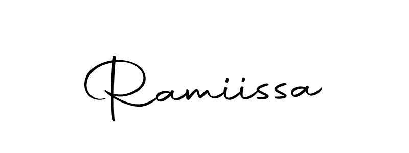 Design your own signature with our free online signature maker. With this signature software, you can create a handwritten (Autography-DOLnW) signature for name Ramiissa. Ramiissa signature style 10 images and pictures png