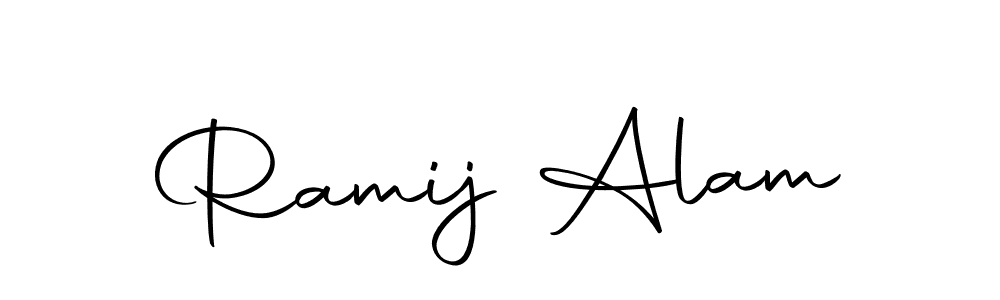 Design your own signature with our free online signature maker. With this signature software, you can create a handwritten (Autography-DOLnW) signature for name Ramij Alam. Ramij Alam signature style 10 images and pictures png