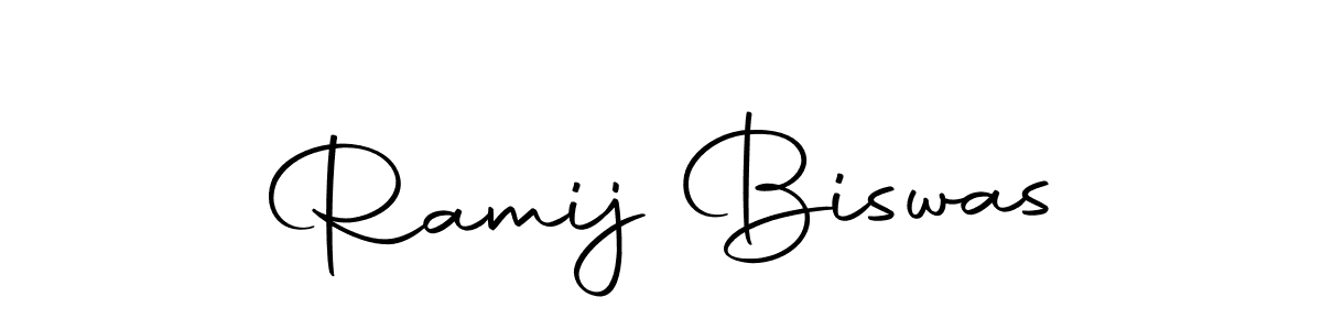 Make a beautiful signature design for name Ramij Biswas. With this signature (Autography-DOLnW) style, you can create a handwritten signature for free. Ramij Biswas signature style 10 images and pictures png