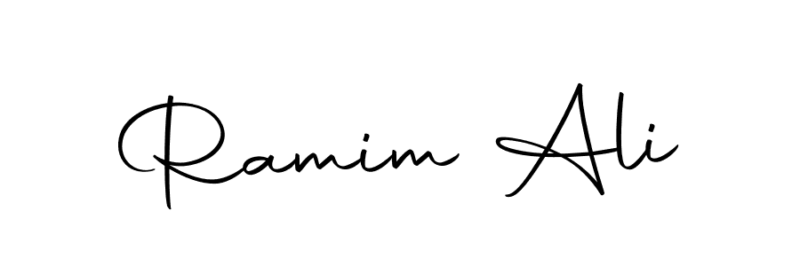 How to make Ramim Ali name signature. Use Autography-DOLnW style for creating short signs online. This is the latest handwritten sign. Ramim Ali signature style 10 images and pictures png