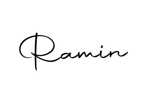 Use a signature maker to create a handwritten signature online. With this signature software, you can design (Autography-DOLnW) your own signature for name Ramin. Ramin signature style 10 images and pictures png