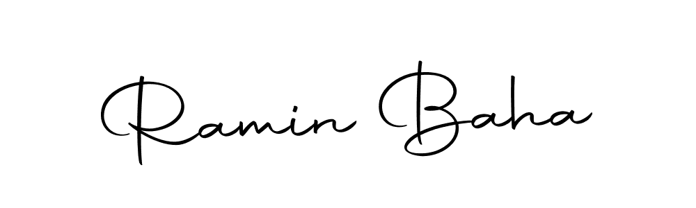 You can use this online signature creator to create a handwritten signature for the name Ramin Baha. This is the best online autograph maker. Ramin Baha signature style 10 images and pictures png