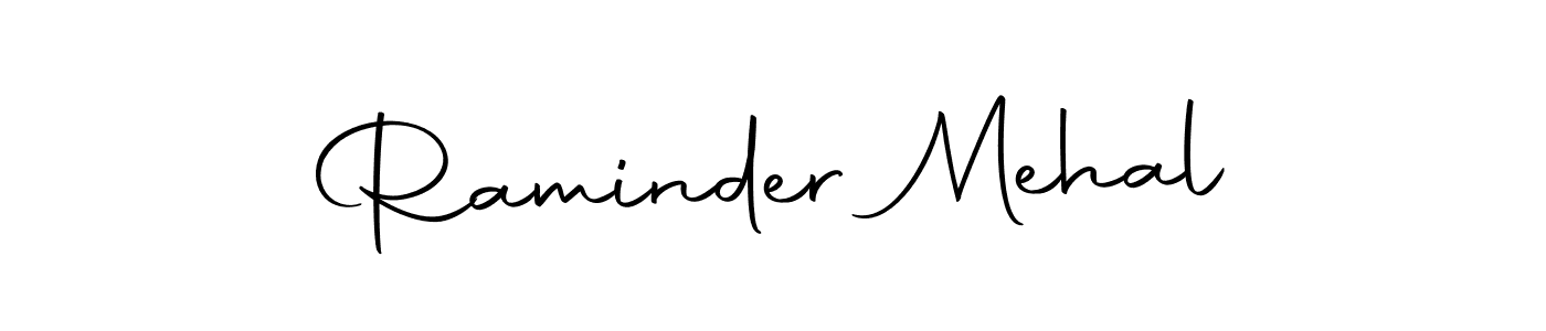 The best way (Autography-DOLnW) to make a short signature is to pick only two or three words in your name. The name Raminder Mehal include a total of six letters. For converting this name. Raminder Mehal signature style 10 images and pictures png