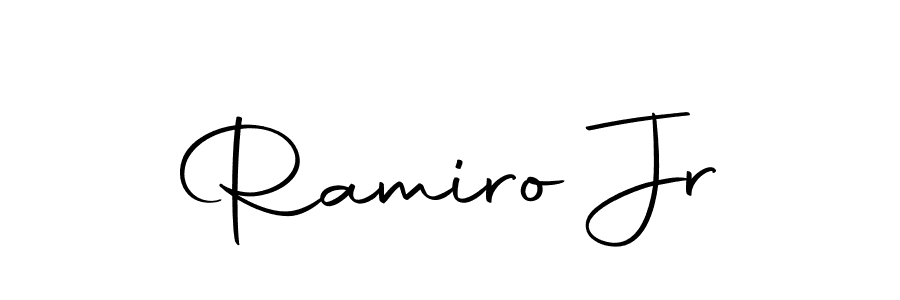 Design your own signature with our free online signature maker. With this signature software, you can create a handwritten (Autography-DOLnW) signature for name Ramiro Jr. Ramiro Jr signature style 10 images and pictures png