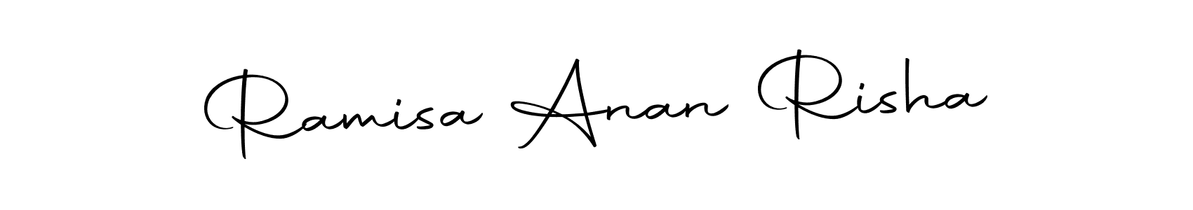 Make a beautiful signature design for name Ramisa Anan Risha. Use this online signature maker to create a handwritten signature for free. Ramisa Anan Risha signature style 10 images and pictures png