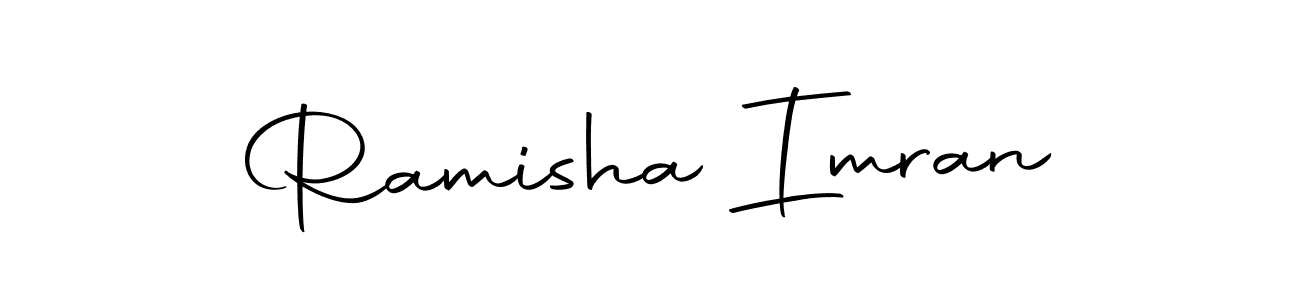 Autography-DOLnW is a professional signature style that is perfect for those who want to add a touch of class to their signature. It is also a great choice for those who want to make their signature more unique. Get Ramisha Imran name to fancy signature for free. Ramisha Imran signature style 10 images and pictures png