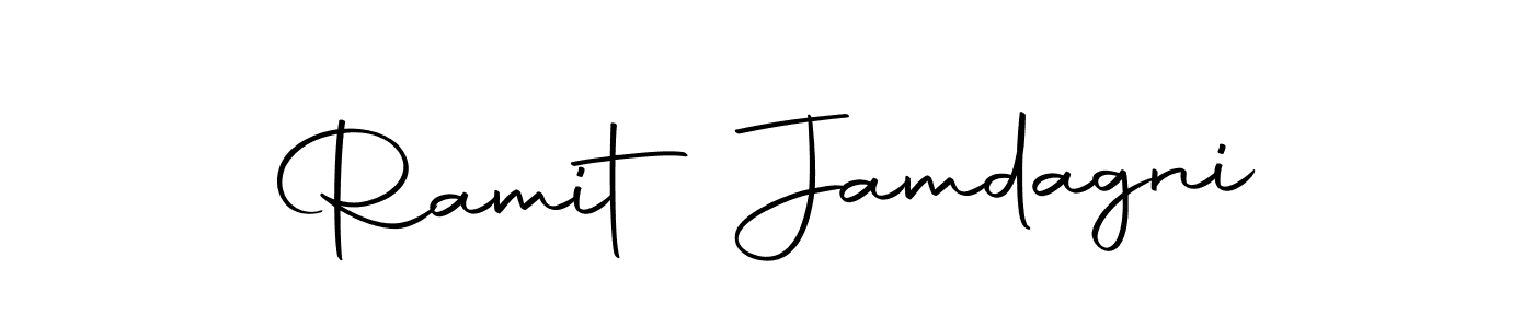You can use this online signature creator to create a handwritten signature for the name Ramit Jamdagni. This is the best online autograph maker. Ramit Jamdagni signature style 10 images and pictures png
