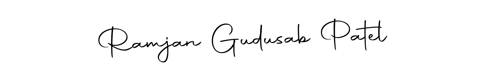 if you are searching for the best signature style for your name Ramjan Gudusab Patel. so please give up your signature search. here we have designed multiple signature styles  using Autography-DOLnW. Ramjan Gudusab Patel signature style 10 images and pictures png