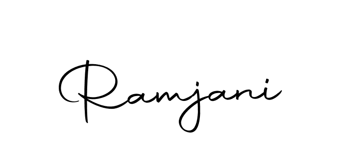 How to make Ramjani signature? Autography-DOLnW is a professional autograph style. Create handwritten signature for Ramjani name. Ramjani signature style 10 images and pictures png