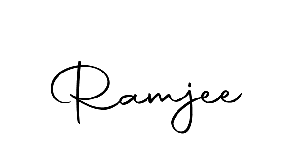 How to make Ramjee signature? Autography-DOLnW is a professional autograph style. Create handwritten signature for Ramjee name. Ramjee signature style 10 images and pictures png