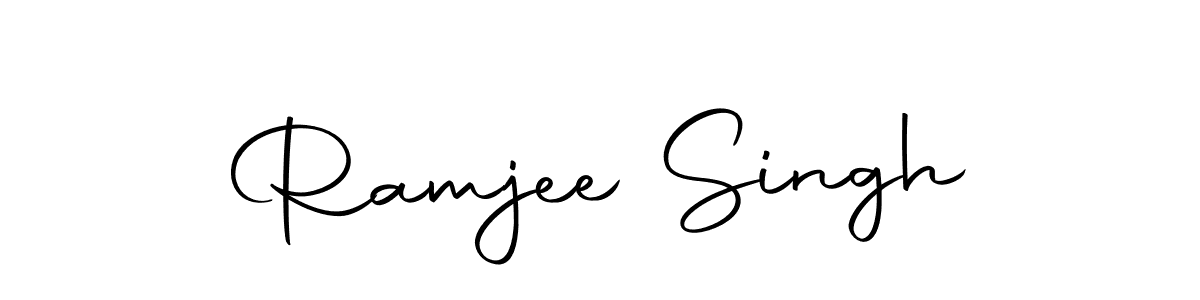 How to make Ramjee Singh name signature. Use Autography-DOLnW style for creating short signs online. This is the latest handwritten sign. Ramjee Singh signature style 10 images and pictures png