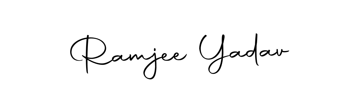 if you are searching for the best signature style for your name Ramjee Yadav. so please give up your signature search. here we have designed multiple signature styles  using Autography-DOLnW. Ramjee Yadav signature style 10 images and pictures png