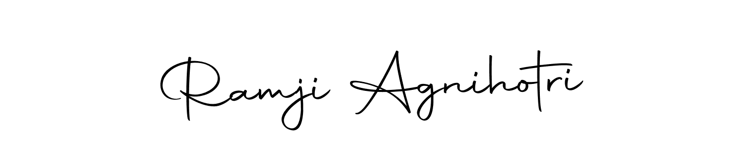 How to make Ramji Agnihotri signature? Autography-DOLnW is a professional autograph style. Create handwritten signature for Ramji Agnihotri name. Ramji Agnihotri signature style 10 images and pictures png
