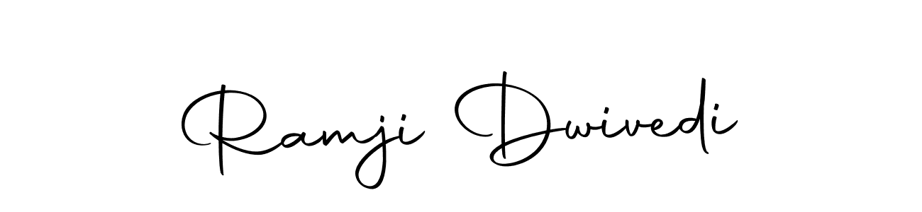 Create a beautiful signature design for name Ramji Dwivedi. With this signature (Autography-DOLnW) fonts, you can make a handwritten signature for free. Ramji Dwivedi signature style 10 images and pictures png