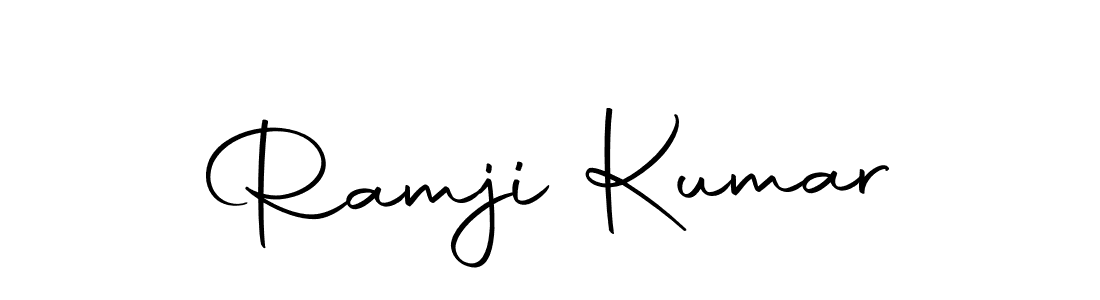 How to make Ramji Kumar name signature. Use Autography-DOLnW style for creating short signs online. This is the latest handwritten sign. Ramji Kumar signature style 10 images and pictures png