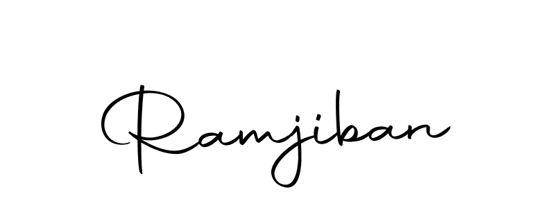 Use a signature maker to create a handwritten signature online. With this signature software, you can design (Autography-DOLnW) your own signature for name Ramjiban. Ramjiban signature style 10 images and pictures png