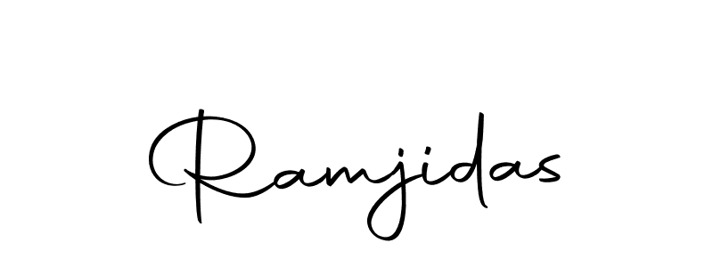 How to make Ramjidas name signature. Use Autography-DOLnW style for creating short signs online. This is the latest handwritten sign. Ramjidas signature style 10 images and pictures png