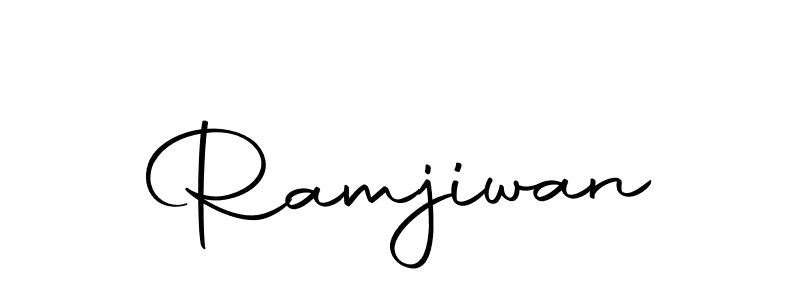 Make a beautiful signature design for name Ramjiwan. With this signature (Autography-DOLnW) style, you can create a handwritten signature for free. Ramjiwan signature style 10 images and pictures png