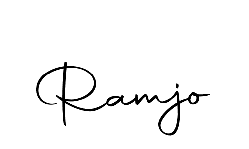 You should practise on your own different ways (Autography-DOLnW) to write your name (Ramjo) in signature. don't let someone else do it for you. Ramjo signature style 10 images and pictures png