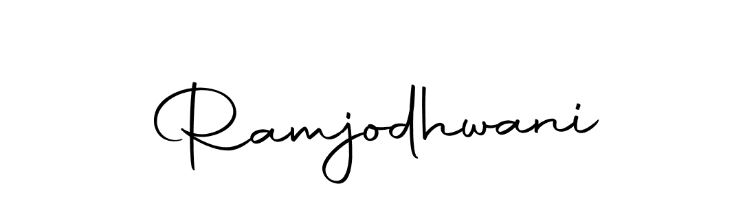 The best way (Autography-DOLnW) to make a short signature is to pick only two or three words in your name. The name Ramjodhwani include a total of six letters. For converting this name. Ramjodhwani signature style 10 images and pictures png