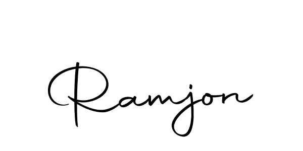 Make a beautiful signature design for name Ramjon. Use this online signature maker to create a handwritten signature for free. Ramjon signature style 10 images and pictures png