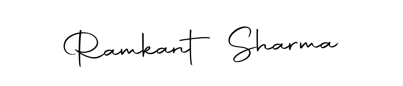 Create a beautiful signature design for name Ramkant Sharma. With this signature (Autography-DOLnW) fonts, you can make a handwritten signature for free. Ramkant Sharma signature style 10 images and pictures png