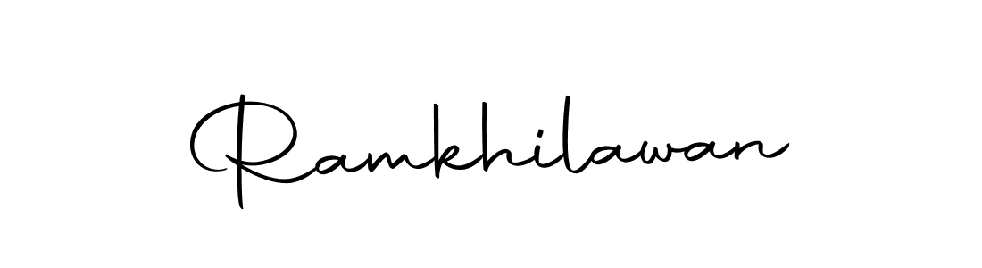 Create a beautiful signature design for name Ramkhilawan. With this signature (Autography-DOLnW) fonts, you can make a handwritten signature for free. Ramkhilawan signature style 10 images and pictures png