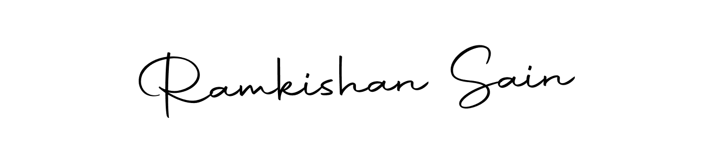 Ramkishan Sain stylish signature style. Best Handwritten Sign (Autography-DOLnW) for my name. Handwritten Signature Collection Ideas for my name Ramkishan Sain. Ramkishan Sain signature style 10 images and pictures png