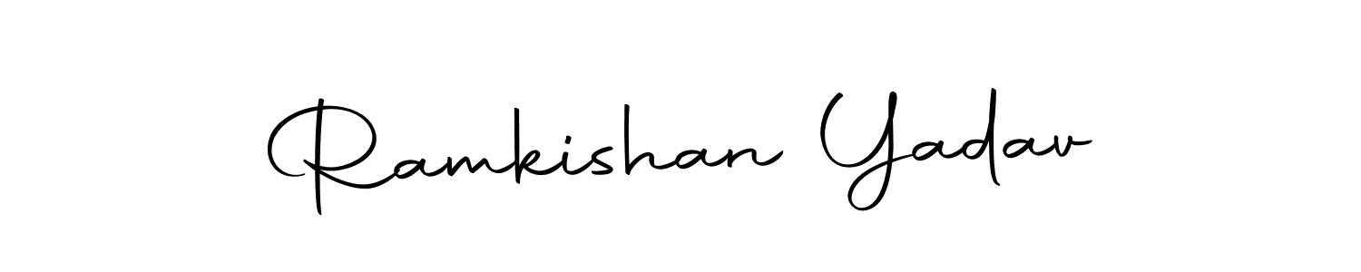 Autography-DOLnW is a professional signature style that is perfect for those who want to add a touch of class to their signature. It is also a great choice for those who want to make their signature more unique. Get Ramkishan Yadav name to fancy signature for free. Ramkishan Yadav signature style 10 images and pictures png