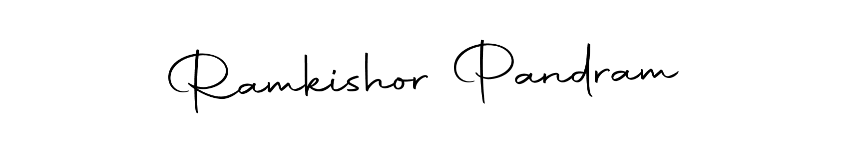 Design your own signature with our free online signature maker. With this signature software, you can create a handwritten (Autography-DOLnW) signature for name Ramkishor Pandram. Ramkishor Pandram signature style 10 images and pictures png