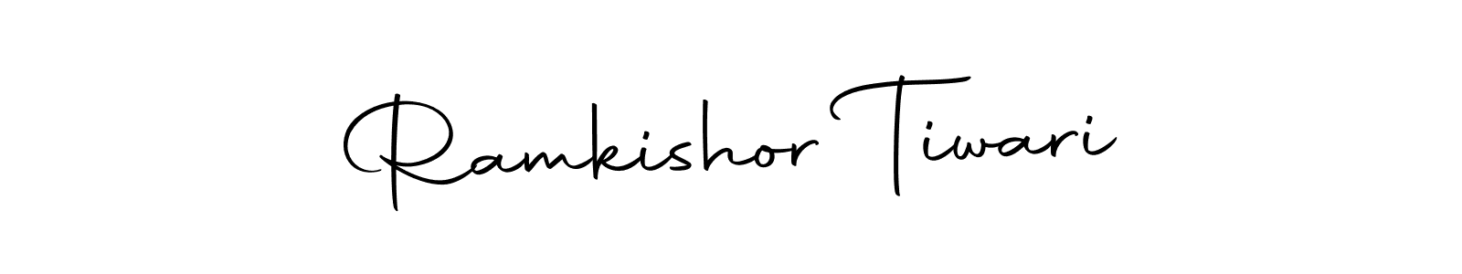 Design your own signature with our free online signature maker. With this signature software, you can create a handwritten (Autography-DOLnW) signature for name Ramkishor Tiwari. Ramkishor Tiwari signature style 10 images and pictures png