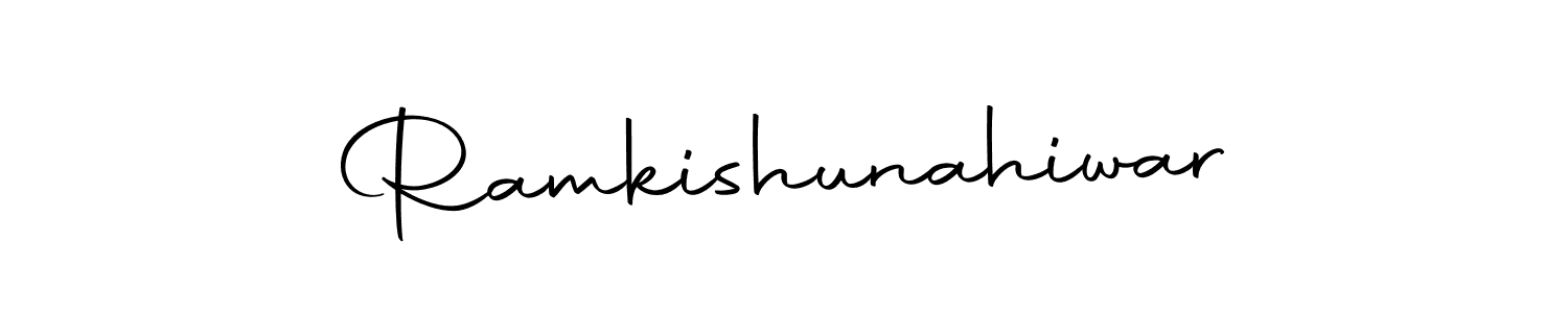 Once you've used our free online signature maker to create your best signature Autography-DOLnW style, it's time to enjoy all of the benefits that Ramkishunahiwar name signing documents. Ramkishunahiwar signature style 10 images and pictures png
