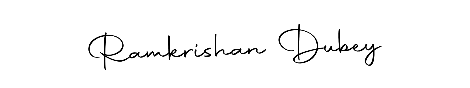 Use a signature maker to create a handwritten signature online. With this signature software, you can design (Autography-DOLnW) your own signature for name Ramkrishan Dubey. Ramkrishan Dubey signature style 10 images and pictures png