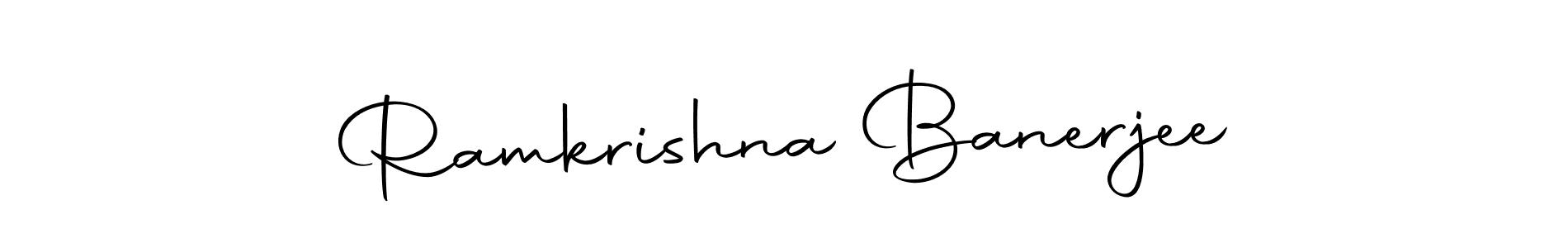 Ramkrishna Banerjee stylish signature style. Best Handwritten Sign (Autography-DOLnW) for my name. Handwritten Signature Collection Ideas for my name Ramkrishna Banerjee. Ramkrishna Banerjee signature style 10 images and pictures png