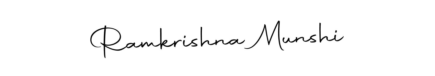 You should practise on your own different ways (Autography-DOLnW) to write your name (Ramkrishna Munshi) in signature. don't let someone else do it for you. Ramkrishna Munshi signature style 10 images and pictures png