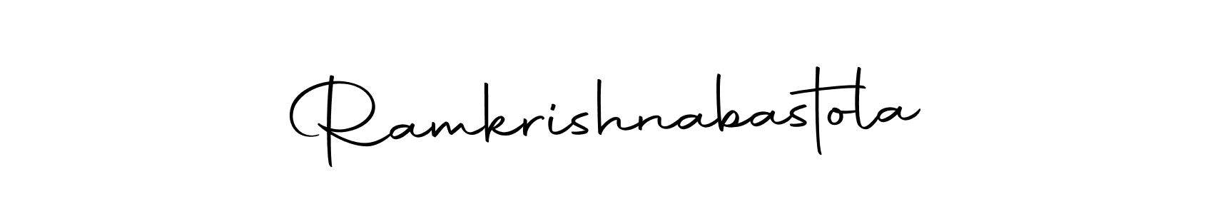 Ramkrishnabastola stylish signature style. Best Handwritten Sign (Autography-DOLnW) for my name. Handwritten Signature Collection Ideas for my name Ramkrishnabastola. Ramkrishnabastola signature style 10 images and pictures png