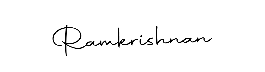 Design your own signature with our free online signature maker. With this signature software, you can create a handwritten (Autography-DOLnW) signature for name Ramkrishnan. Ramkrishnan signature style 10 images and pictures png