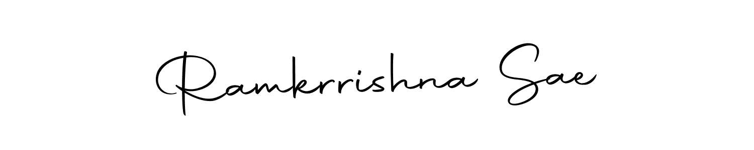 You should practise on your own different ways (Autography-DOLnW) to write your name (Ramkrrishna Sae) in signature. don't let someone else do it for you. Ramkrrishna Sae signature style 10 images and pictures png