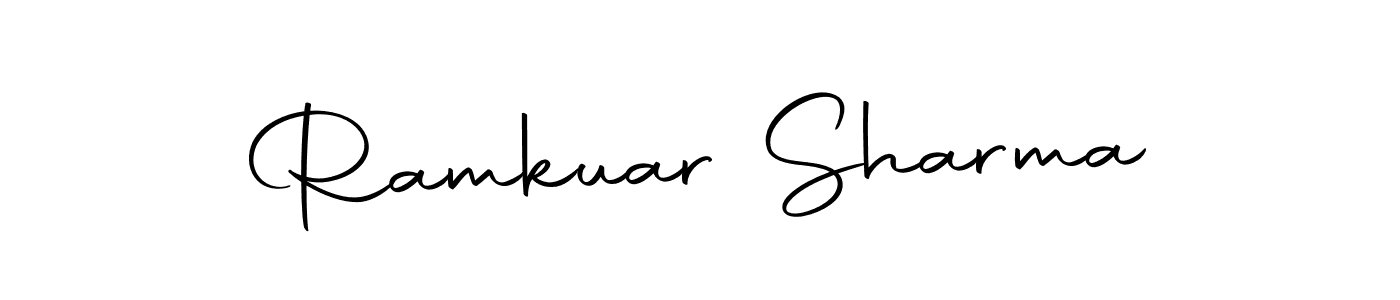 You can use this online signature creator to create a handwritten signature for the name Ramkuar Sharma. This is the best online autograph maker. Ramkuar Sharma signature style 10 images and pictures png