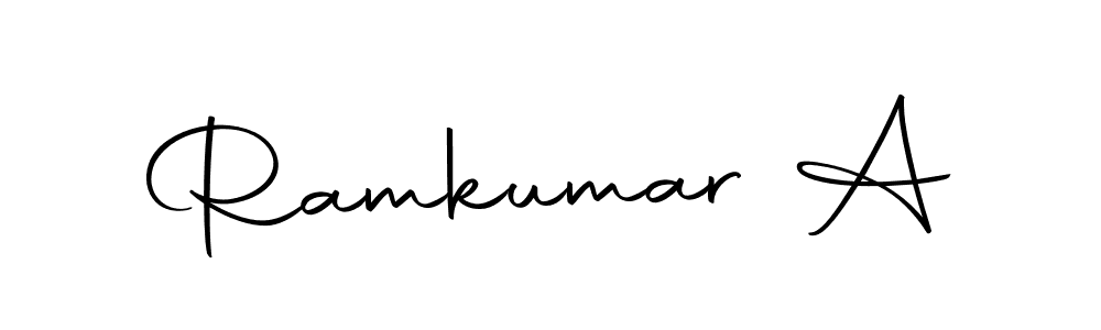 Ramkumar A stylish signature style. Best Handwritten Sign (Autography-DOLnW) for my name. Handwritten Signature Collection Ideas for my name Ramkumar A. Ramkumar A signature style 10 images and pictures png