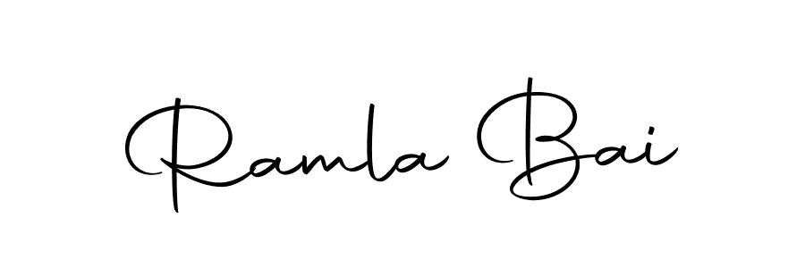 Use a signature maker to create a handwritten signature online. With this signature software, you can design (Autography-DOLnW) your own signature for name Ramla Bai. Ramla Bai signature style 10 images and pictures png
