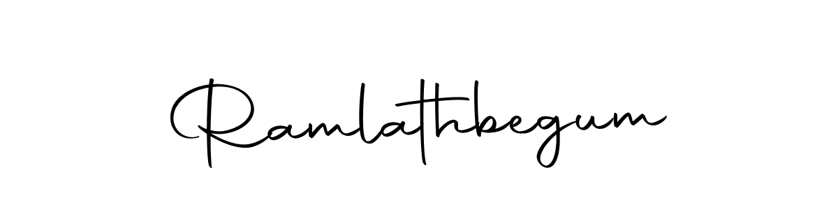 How to make Ramlathbegum signature? Autography-DOLnW is a professional autograph style. Create handwritten signature for Ramlathbegum name. Ramlathbegum signature style 10 images and pictures png