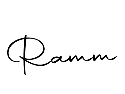 Use a signature maker to create a handwritten signature online. With this signature software, you can design (Autography-DOLnW) your own signature for name Ramm. Ramm signature style 10 images and pictures png