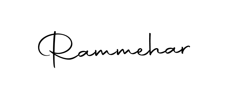 Use a signature maker to create a handwritten signature online. With this signature software, you can design (Autography-DOLnW) your own signature for name Rammehar. Rammehar signature style 10 images and pictures png