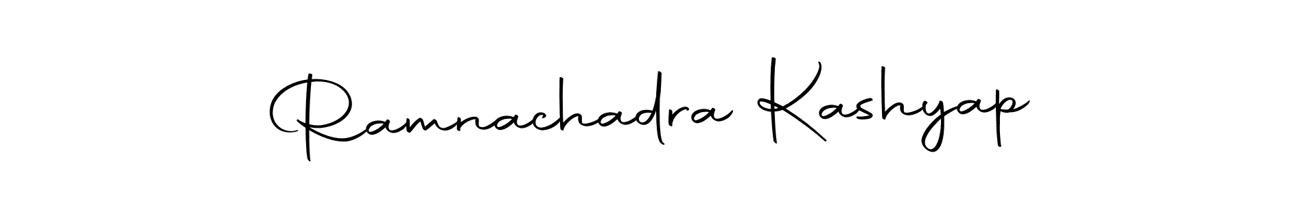 Ramnachadra Kashyap stylish signature style. Best Handwritten Sign (Autography-DOLnW) for my name. Handwritten Signature Collection Ideas for my name Ramnachadra Kashyap. Ramnachadra Kashyap signature style 10 images and pictures png